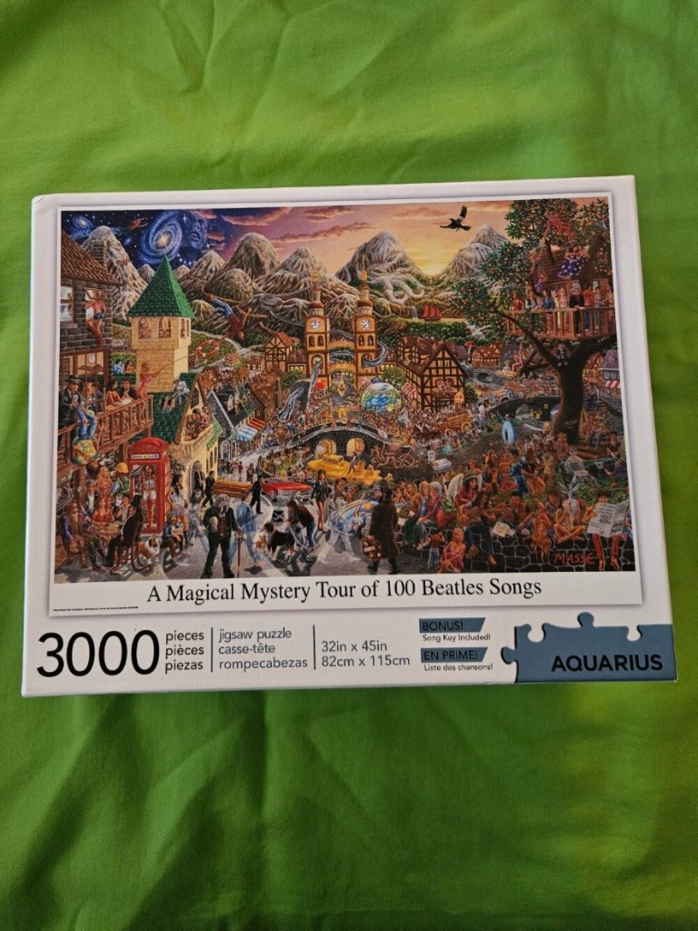 Aquarius Beatles Magical Mystery Tour 100 Songs - 3000 Pc - Jigsaw Puzzle
